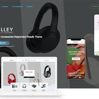 نمونه طراحی سایت لوازم جانبی موبایل