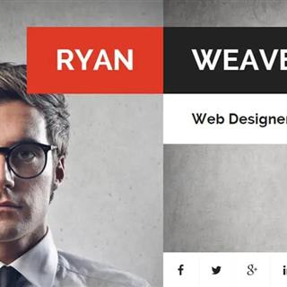 نمونه طراحی سایت شخصی