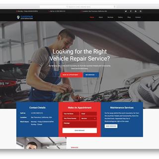 نمونه طراحی سایت خدماتی