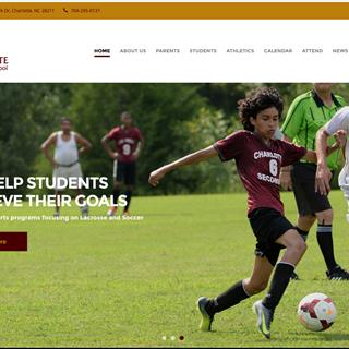 نمونه طراحی سایت مدرسه فوتبال