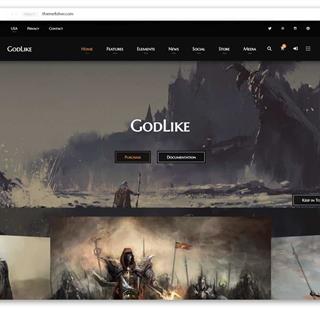 نمونه طراحی سایت بازی