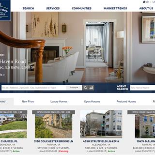 نمونه طراحی سایت املاک