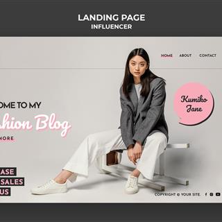 نمونه طراحی سایت لباس زنانه