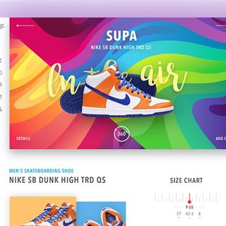 نمونه طراحی سایت کفش فروشی