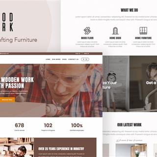 طراحی سایت لوازم چوبی