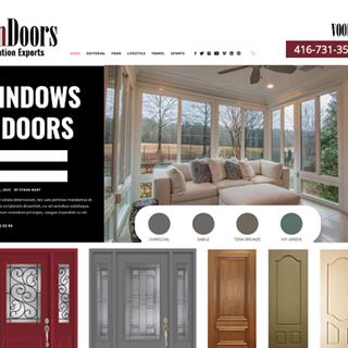 نمونه طراحی سایت درب ضدسرقت