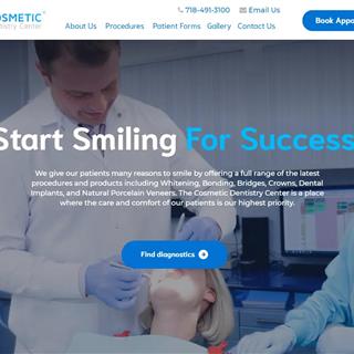 نمونه طراحی سایت دندانپزشکی