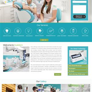 نمونه طراحی سایت دندانپزشکی