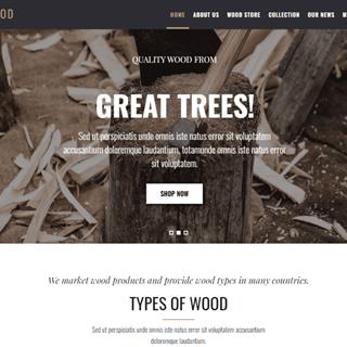 طراحی سایت لوازم چوبی