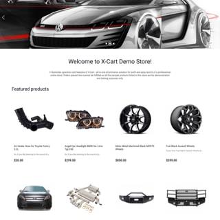 نمونه‌ طراحی سایت  لوازم یدکی خودرو