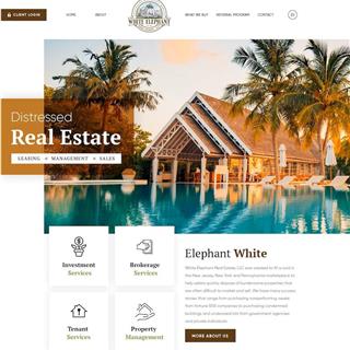 نمونه طراحی سایت املاک