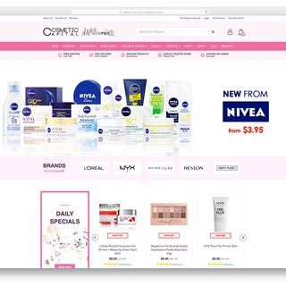 نمونه طراحی سایت‌ آرایشی و بهداشتی