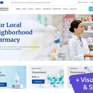 طراحی سایت داروخانه