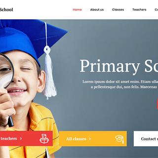 نمونه طراحی سایت مدرسه