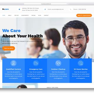 نمونه طراحی سایت دندانپزشکی