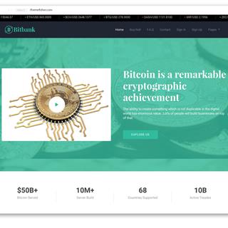 طراحی سایت آموزش ارز دیجیتال