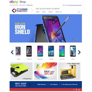 نمونه طراحی سایت لوازم جانبی موبایل