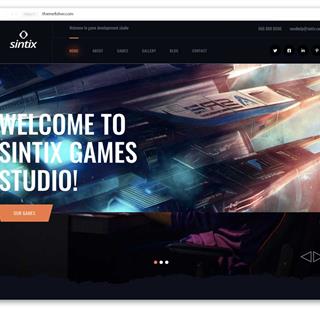 نمونه طراحی سایت بازی