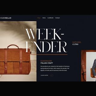 نمونه طراحی سایت کیف فروشی