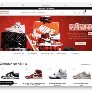 نمونه طراحی سایت کفش فروشی