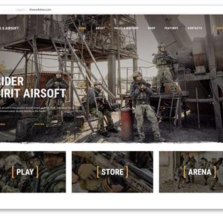 نمونه طراحی سایت بازی