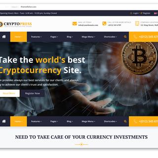 طراحی سایت ارز دیجیتال