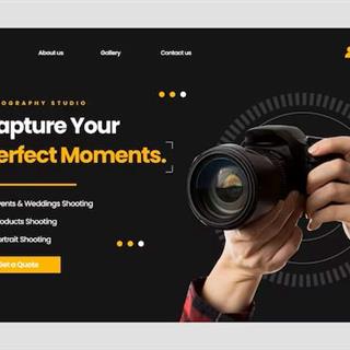 نمونه طراحی سایت آتلیه عکاسی