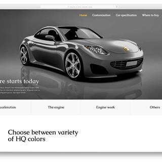 مونه طراحی سایت نمایشگاه ماشین