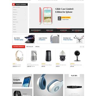 نمونه طراحی سایت لوازم جانبی موبایل