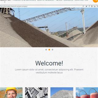 نمونه طراحی سایت بتن سازی