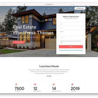 نمونه طراحی سایت املاک