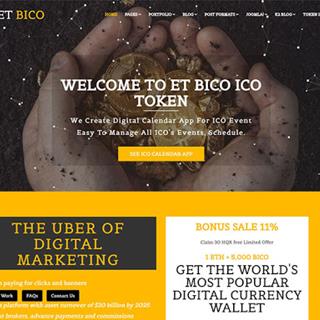 طراحی سایت ارز دیجیتال