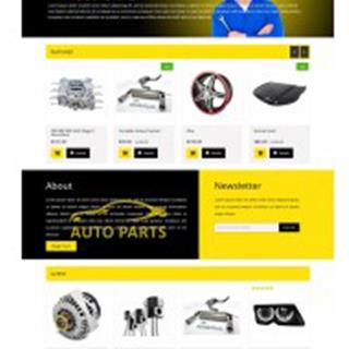 نمونه‌ طراحی سایت  لوازم یدکی خودرو