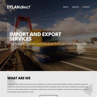 نمونه طراحی سایت شرکت بازرگانی