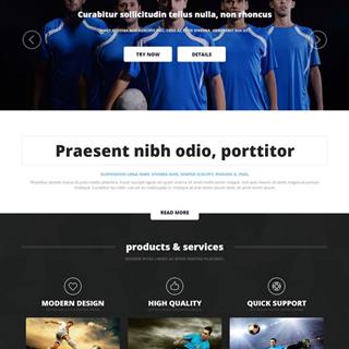 نمونه طراحی سایت مدرسه فوتبال