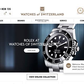 نمونه طراحی سایت ساعت فروشی