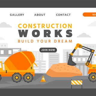 نمونه طراحی سایت بتن سازی