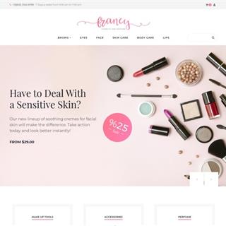 نمونه سایت مد و زیبایی