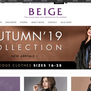 نمونه طراحی سایت لباس زنانه