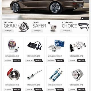 نمونه‌ طراحی سایت  لوازم یدکی خودرو