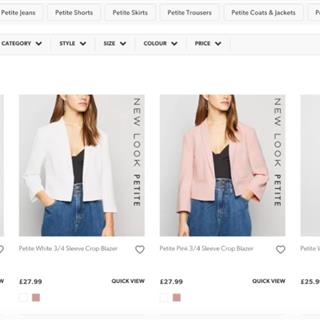 نمونه طراحی سایت لباس زنانه