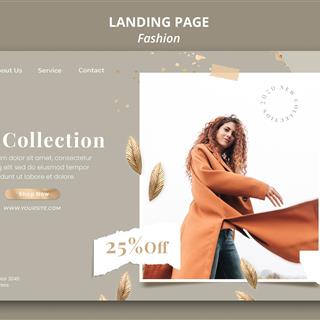 نمونه طراحی سایت لباس زنانه