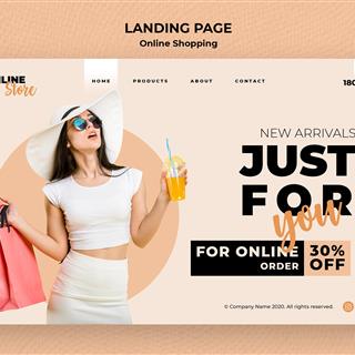 نمونه طراحی سایت لباس زنانه