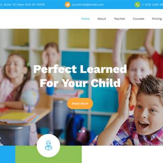 نمونه طراحی سایت آموزشی