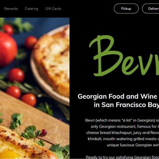 نمونه طراحی سایت رستوران