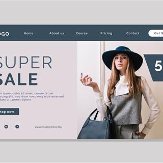 نمونه طراحی سایت لباس زنانه