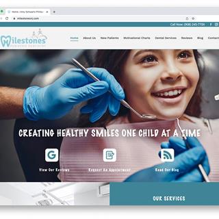 نمونه طراحی سایت دندانپزشکی