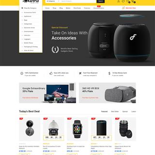 نمونه طراحی سایت لوازم جانبی موبایل