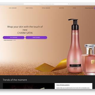 نمونه طراحی سایت‌ آرایشی و بهداشتی