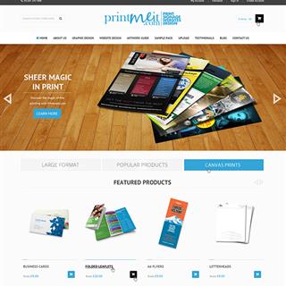 نمونه طراحی سایت چاپ و تبلیغات